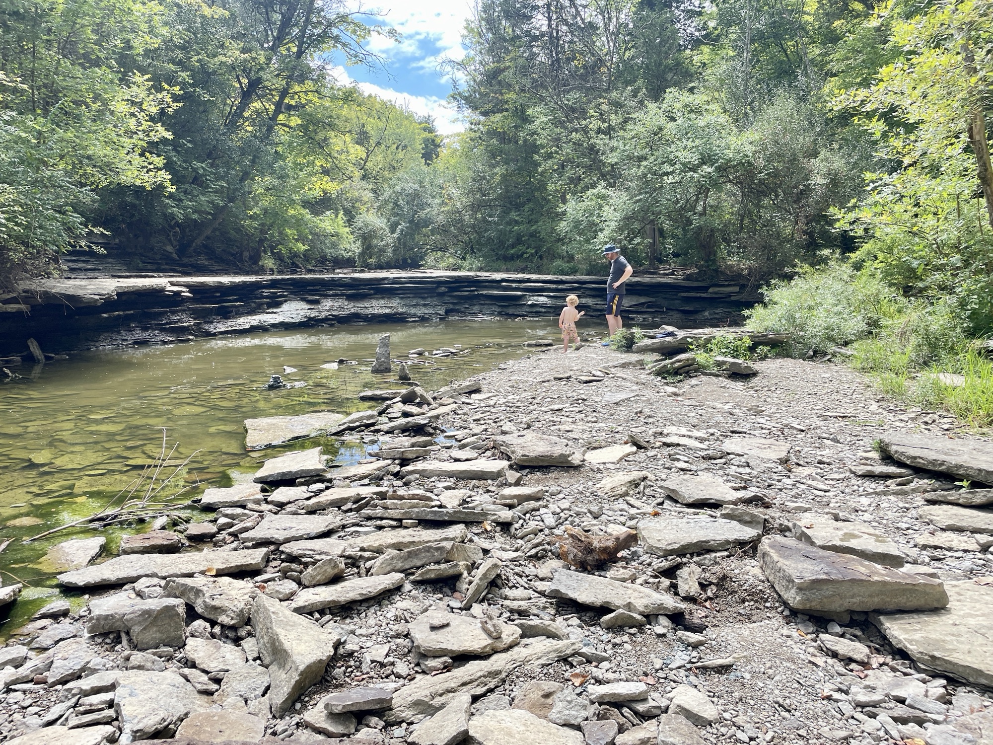 Caesar’s Creek Horseshoe Falls and Swinging Bridge Trail: 4.4 Mile Trail Run